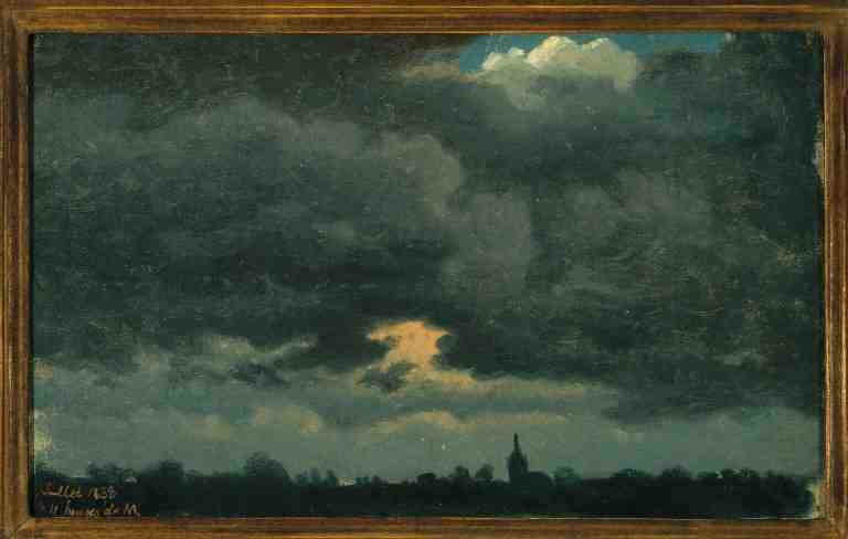 brooklyn, museum, stormy, sky